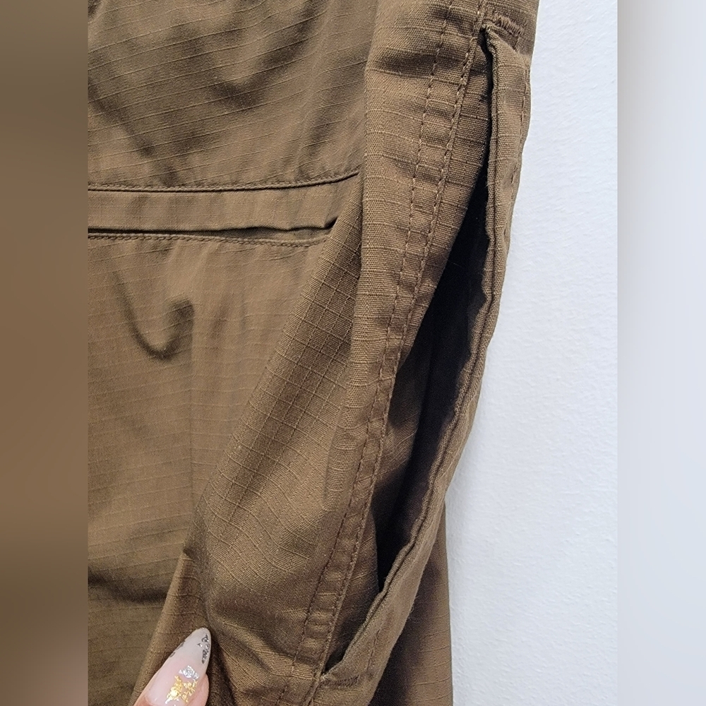 H&M Brown Relaxed Fit Pants with Drawstring Size Large Great Condition! - Picture 8 of 11